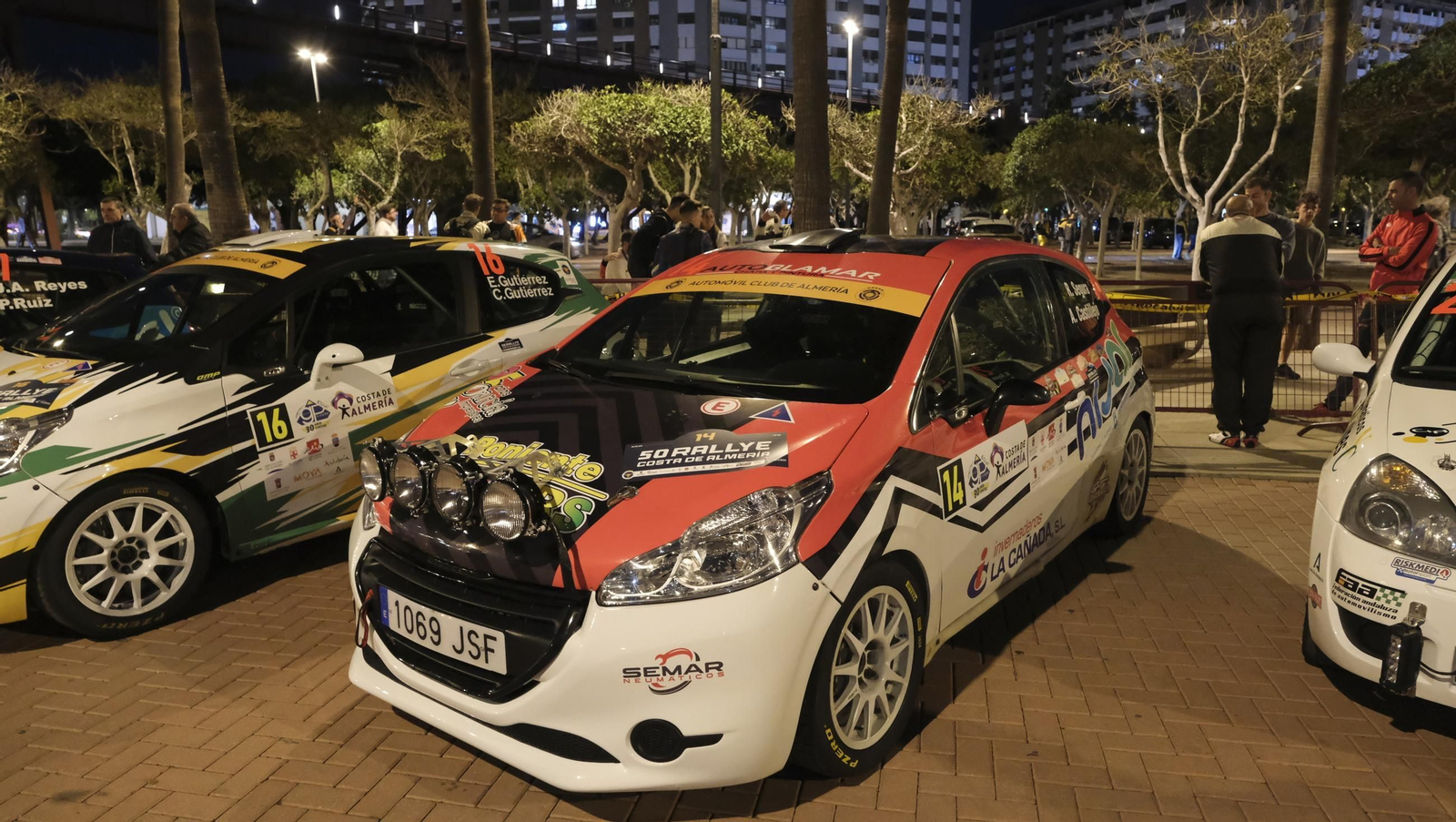 La salida de la 50 edición del Rallye Costa de Almería, en imágenes