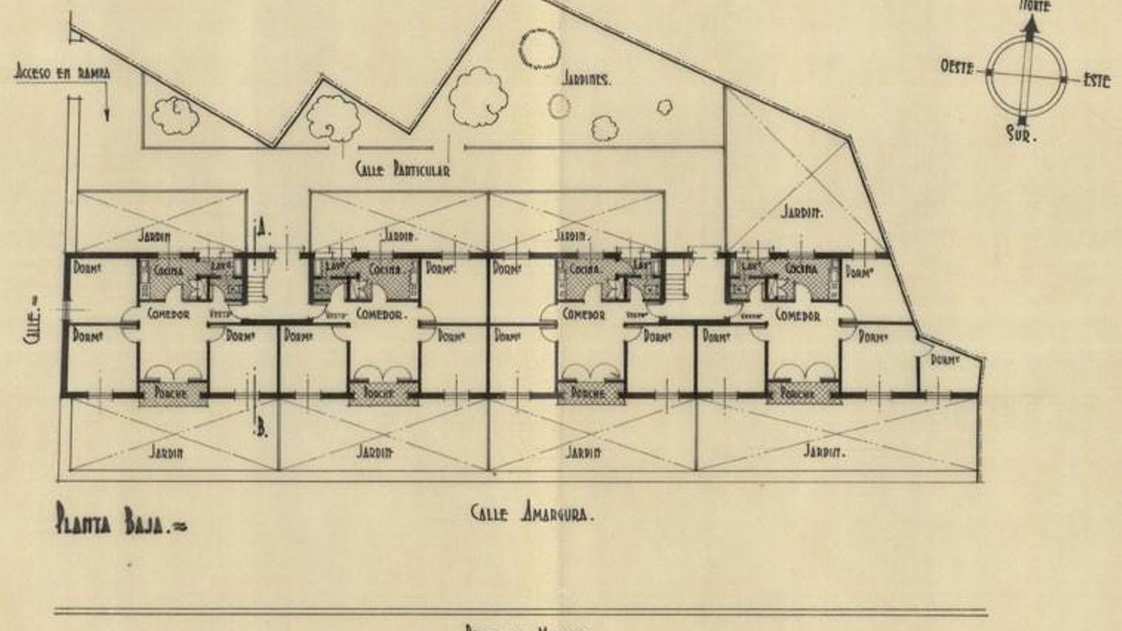 Anteproyecto de bloque de 12 viviendas protegidas en la calle Amargura.