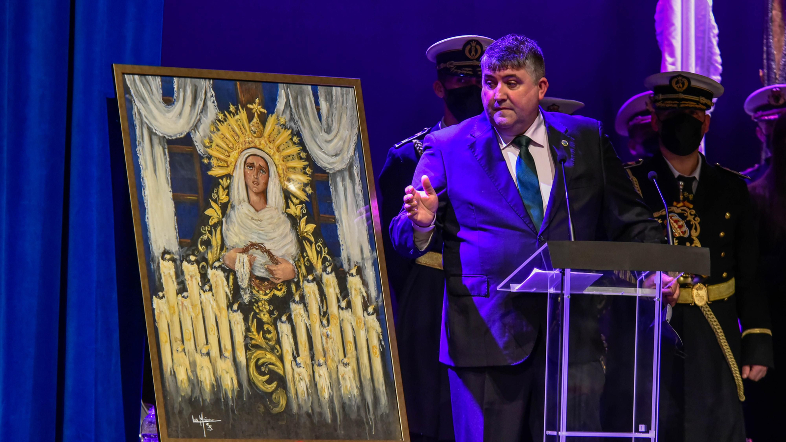 Las fotos de la presentación del cartel de la Semana Santa 2022 de La Línea