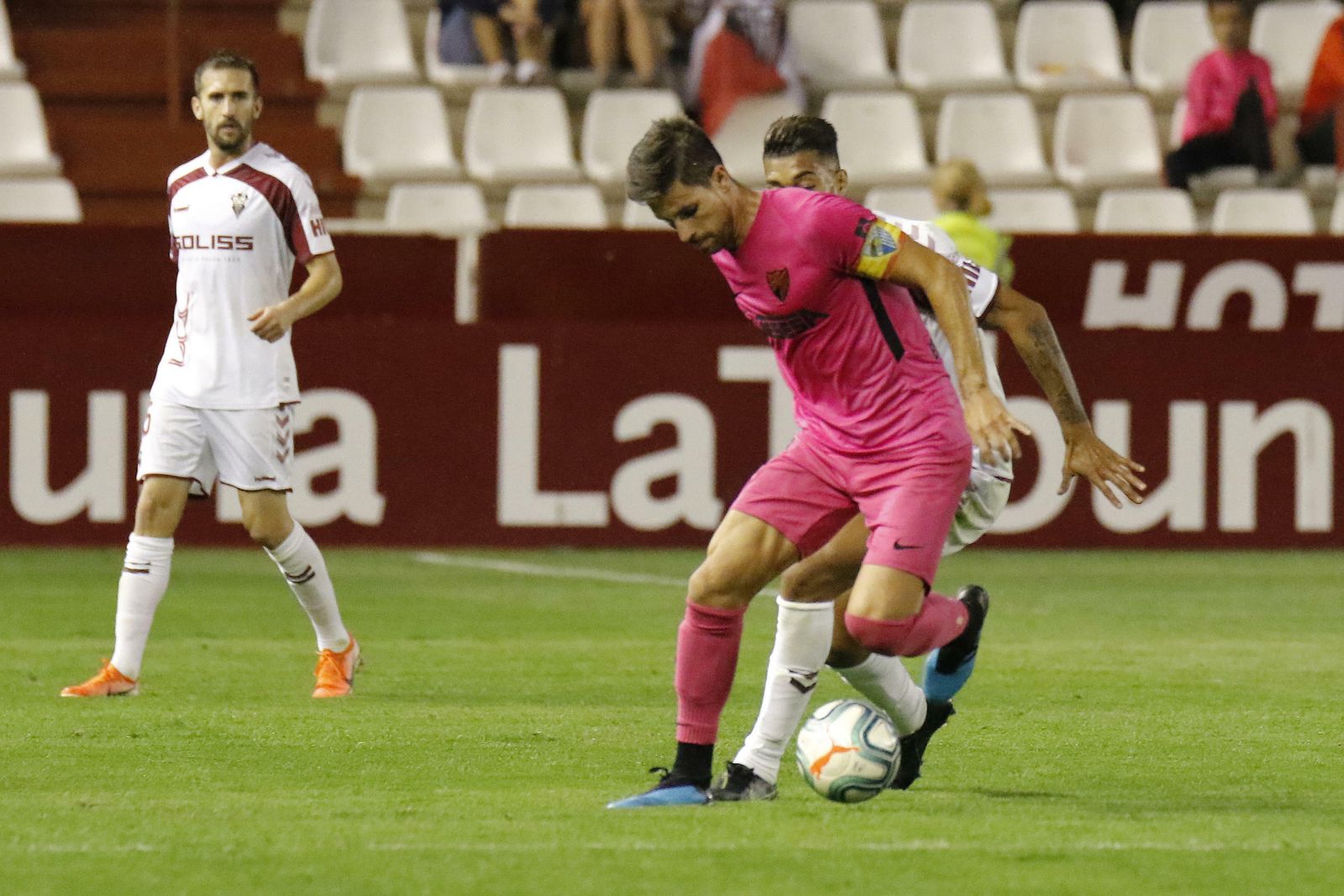 Adrián, durante el partido.