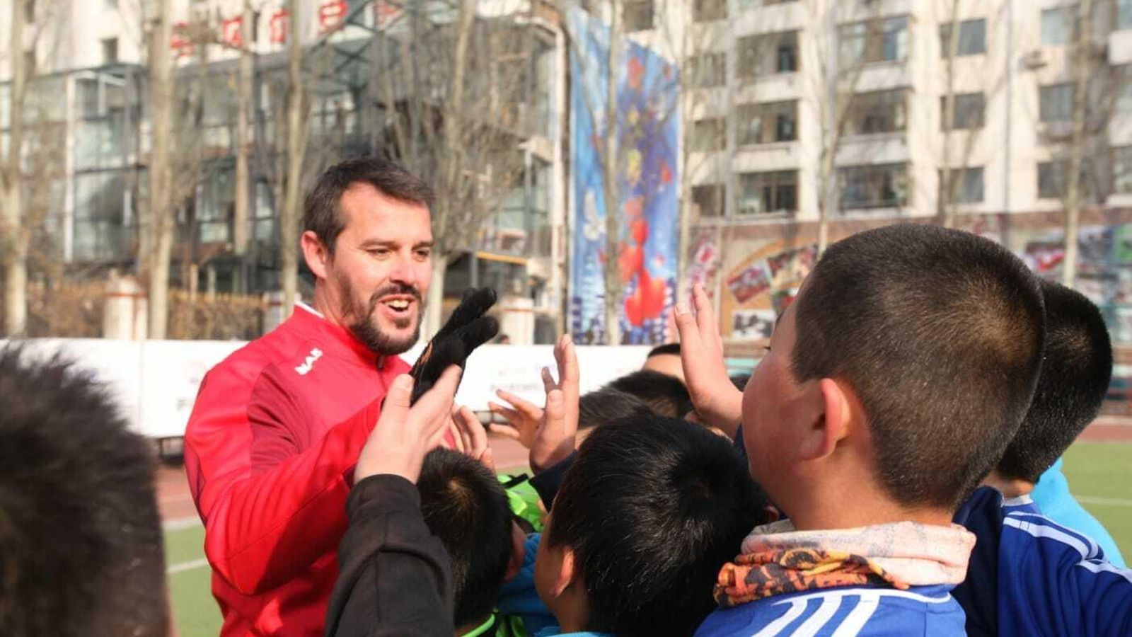 Juan Antonio García, en uno de sus entrenamientos.