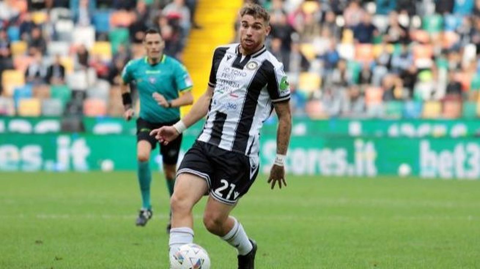 El exmadridista Íker Bravo, con el Udinese