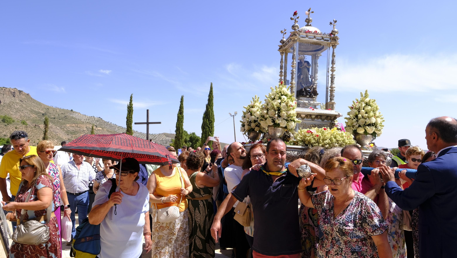 La Virgen del Saliente es venerada por los fieles en su Santuario