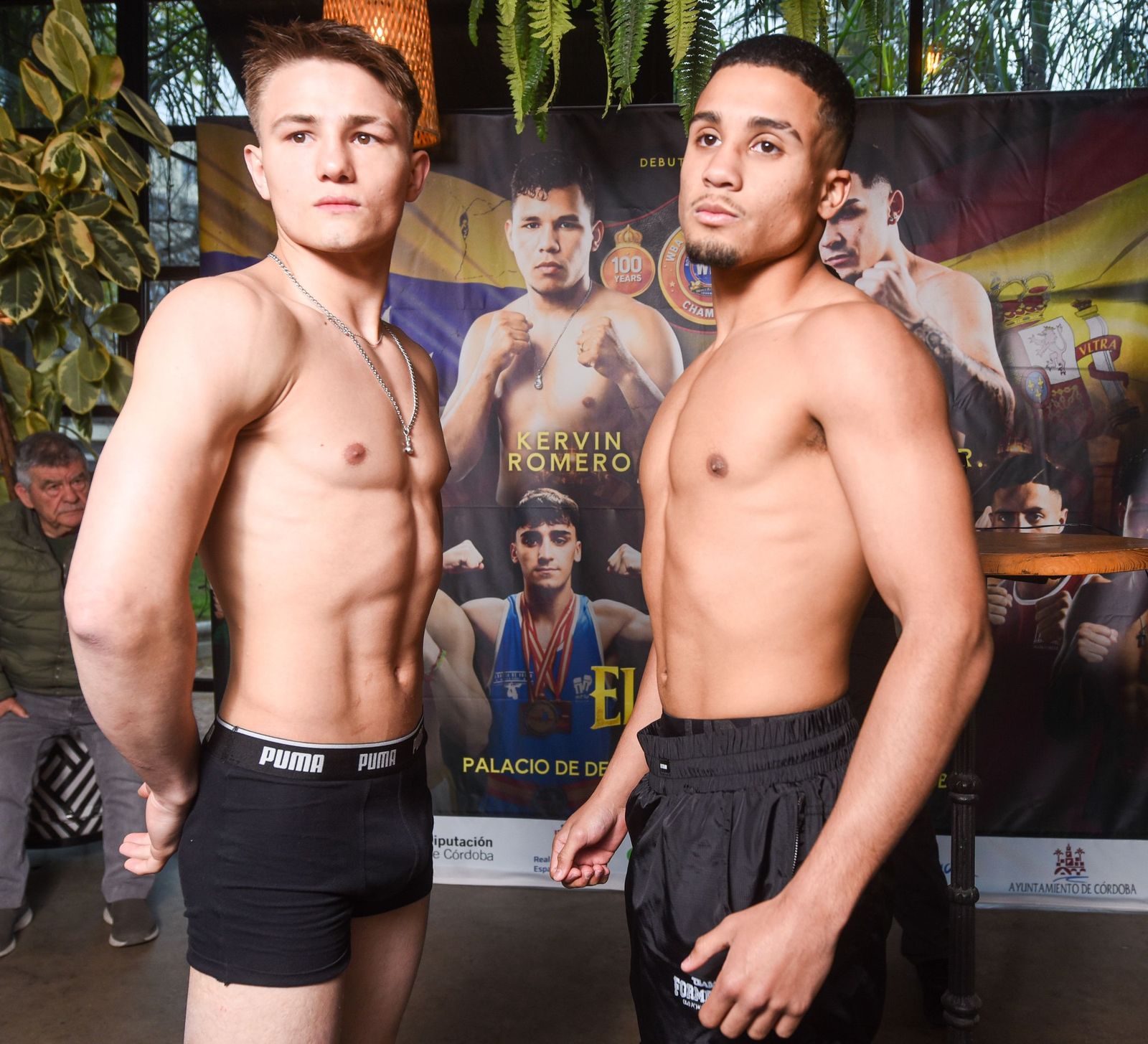 Las fotos del pesaje de la velada de Rafa Lozano Jr. en Córdoba