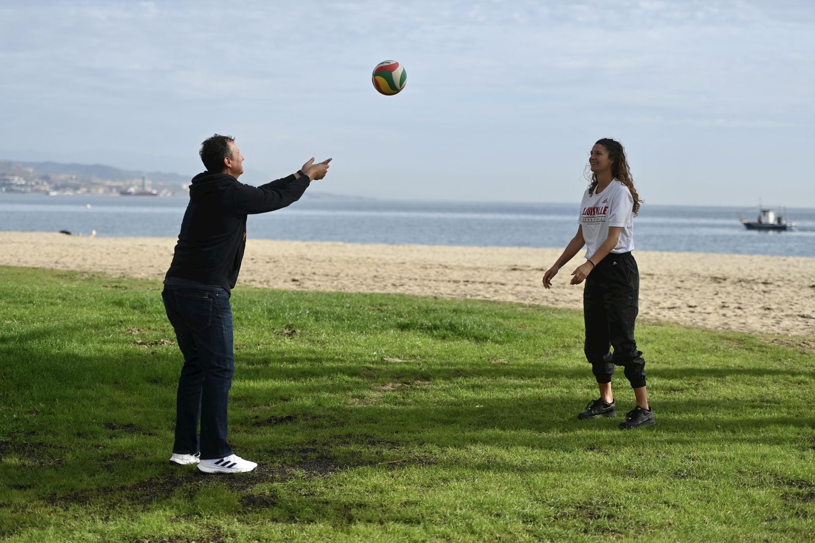 Raquel Lázaro, jugadora malagueña de voleibol