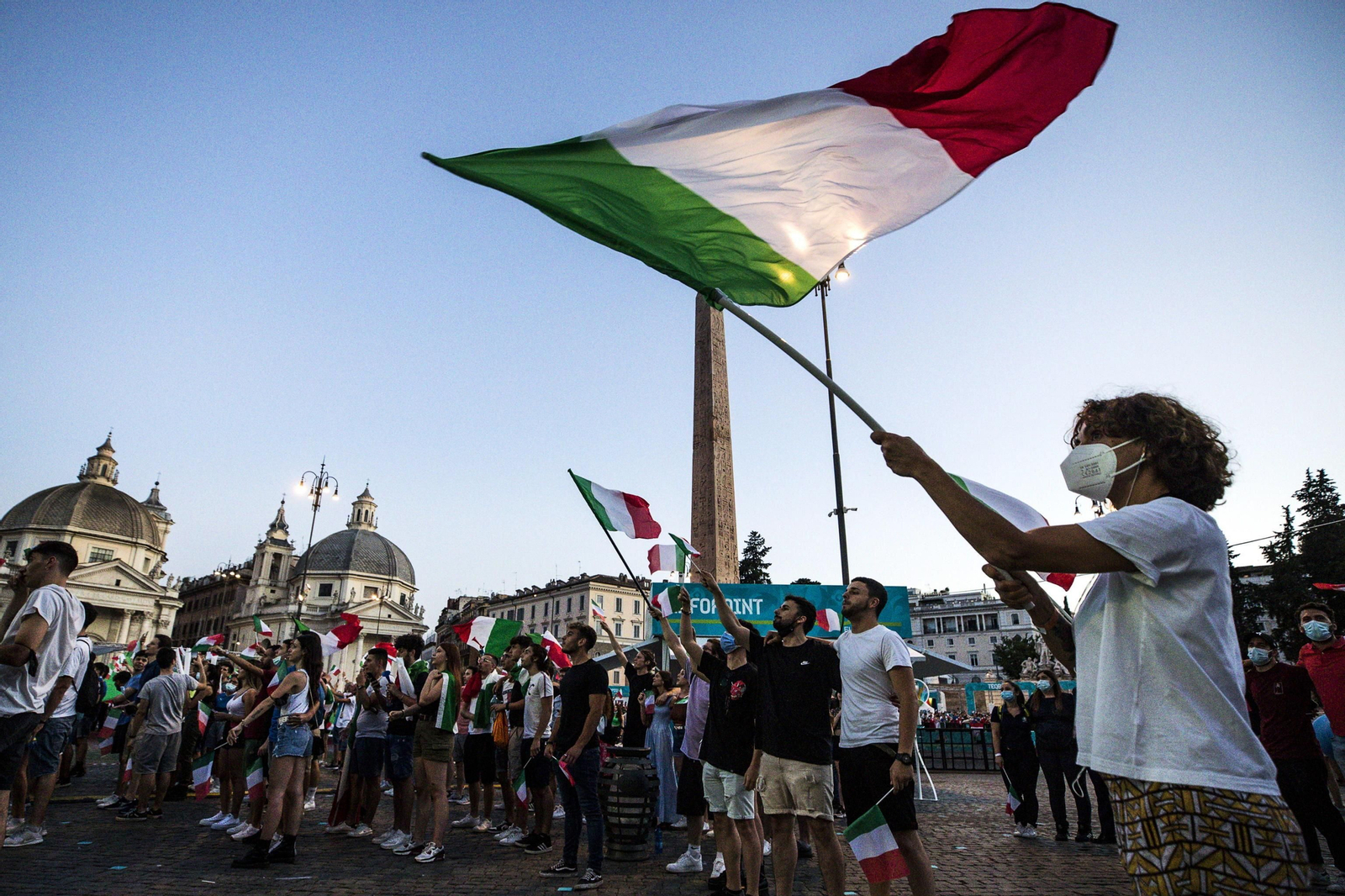 Las imágenes de la semifinal Italia-España de Eurocopa