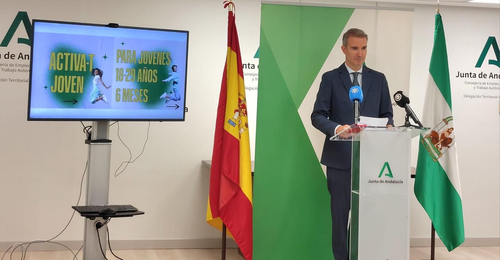 Amós García en la presentación de Activa-T