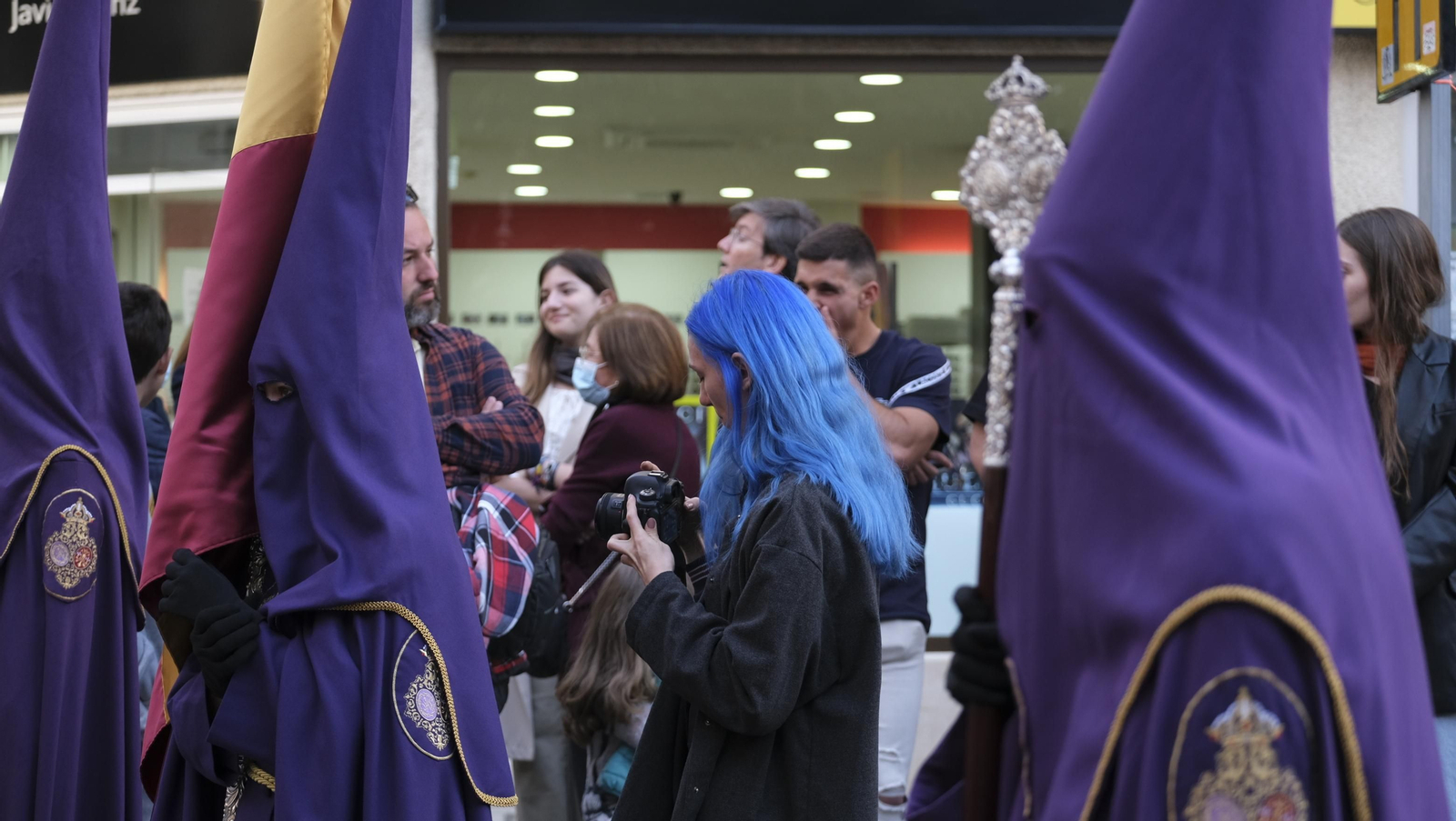 La procesión de Pasión en Almería, en imágenes
