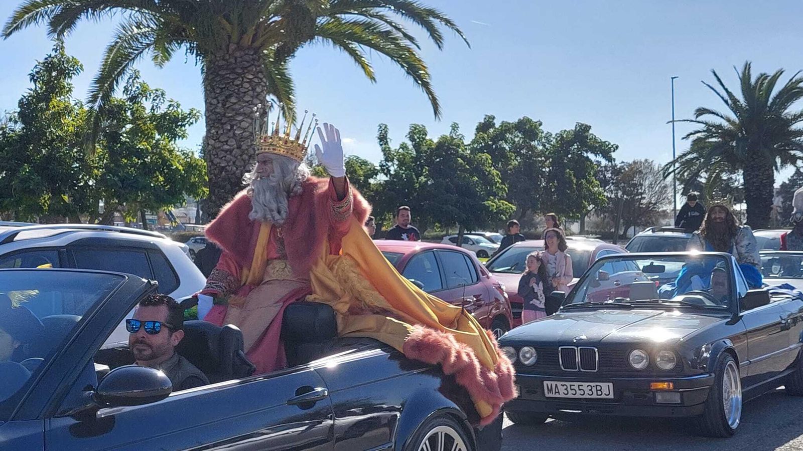 Visita al diseminado y la zona de la playa en coches clásicos.