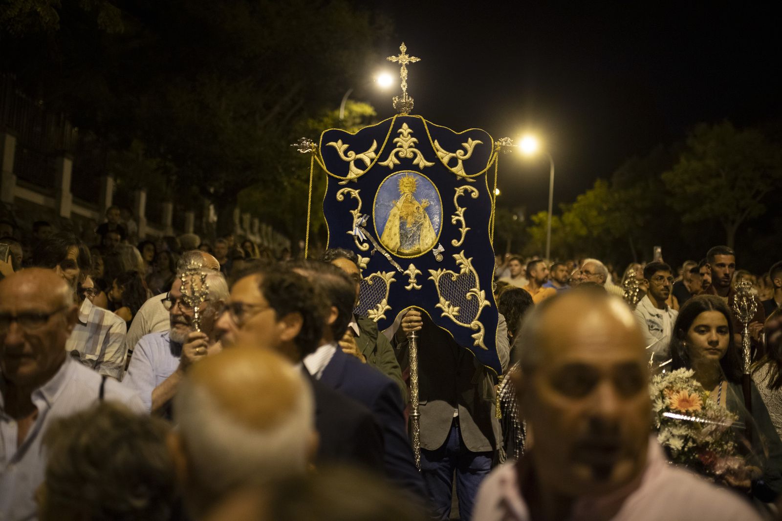 Imágenes de la recogida de la Virgen de la Cinta 2022