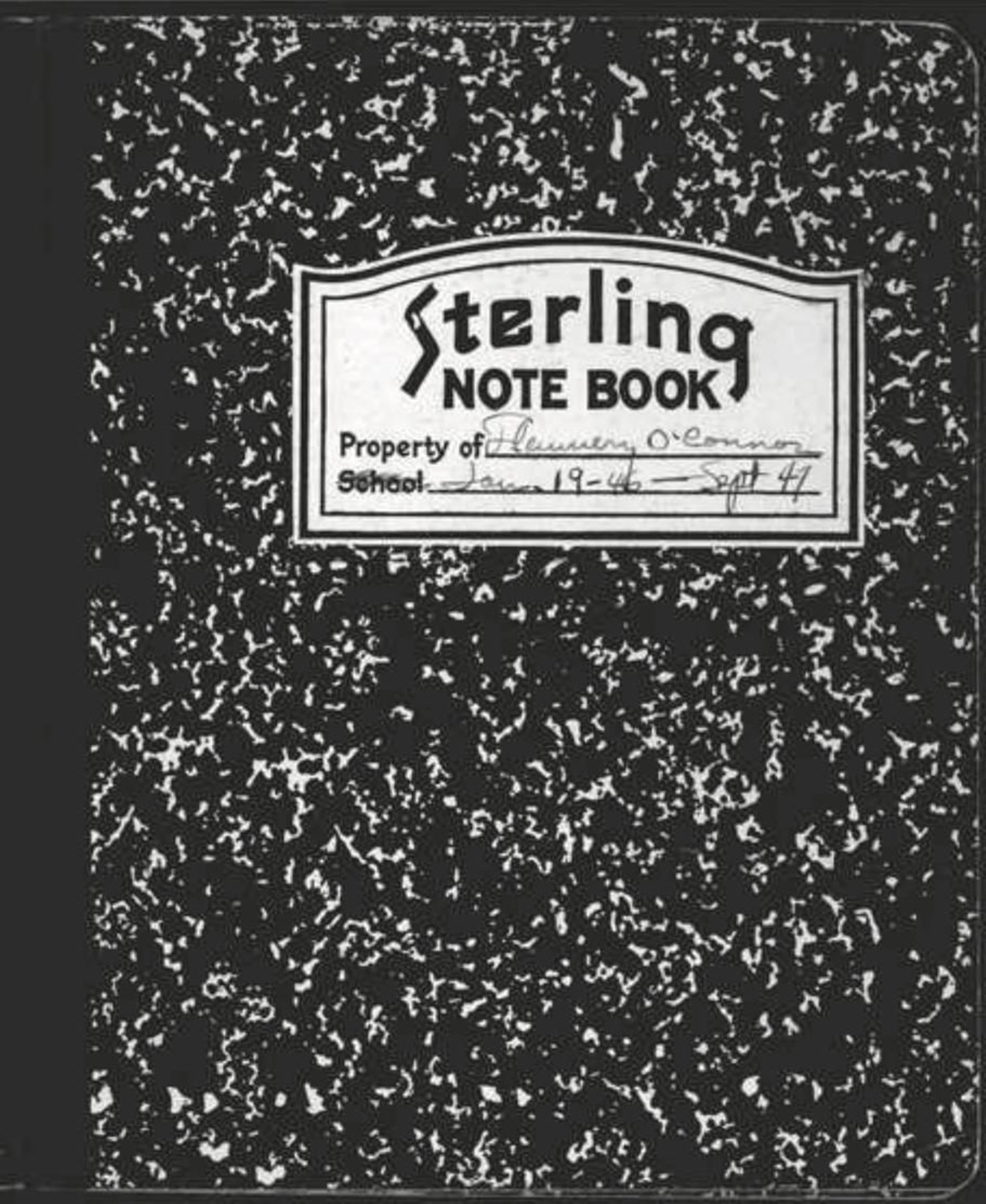 Cubierta del diario original de la escritora.