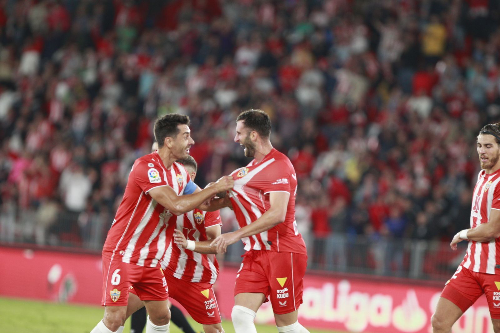 Imágenes del partido de fútbol U.D. Almería-Getafe C.F.