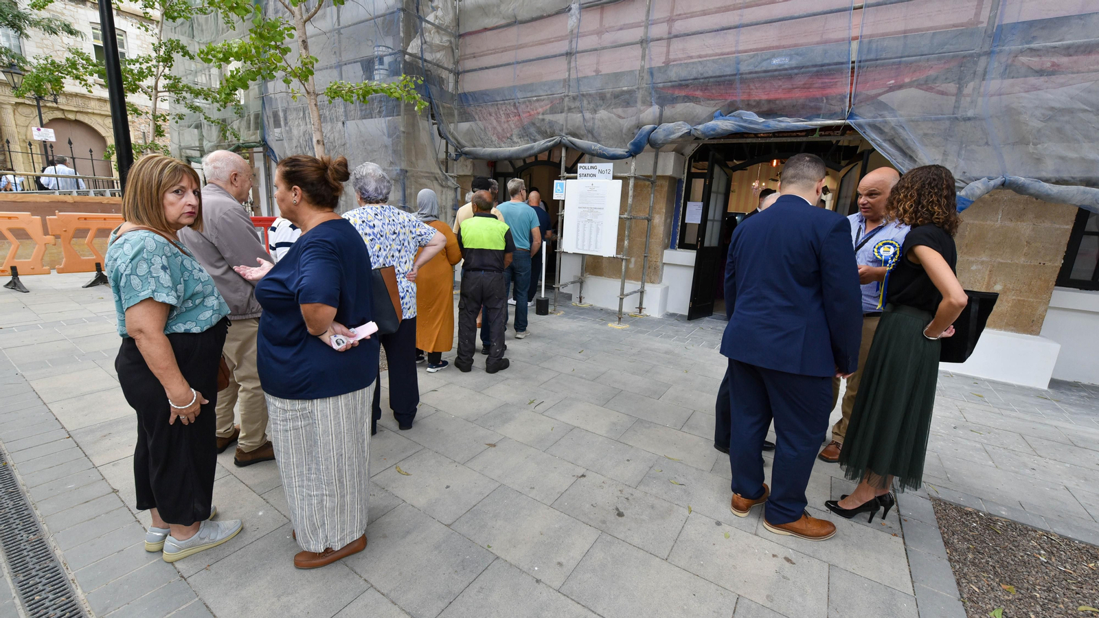 La jornada electoral en Gibraltar, en imágenes