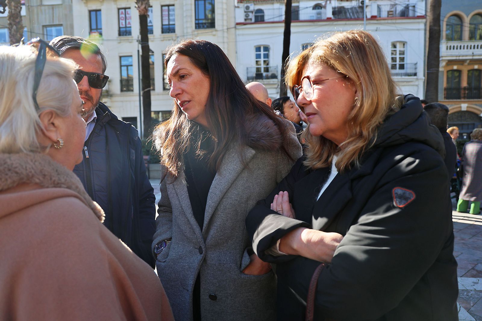 Las fotografías del minuto de silencio por el trágico accidente de tren