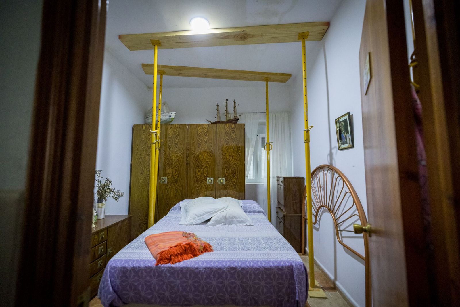 El segundo de los dormitorios de la casa de Rosario.