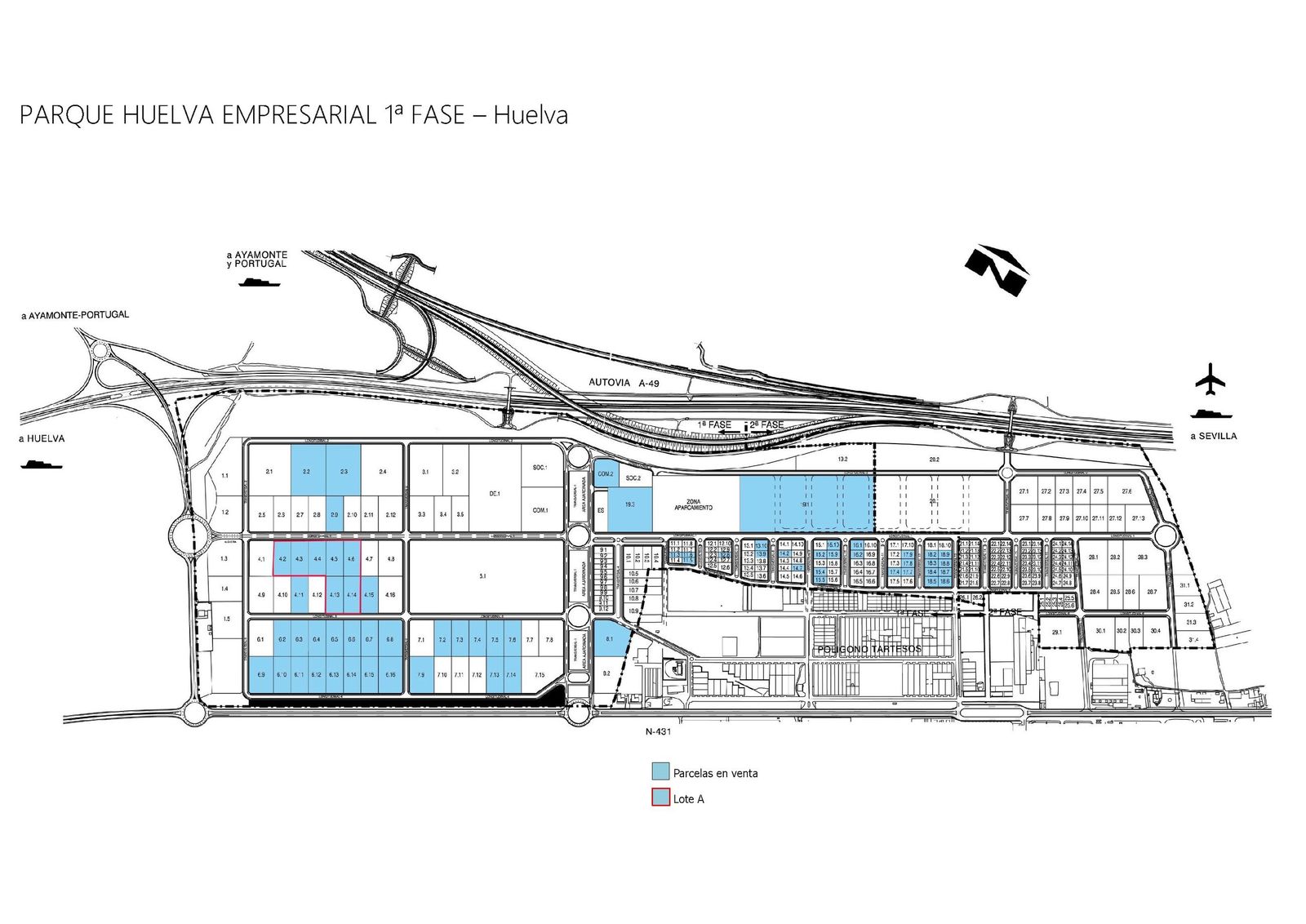 Parque Huelva Empresarial 1ª fase.