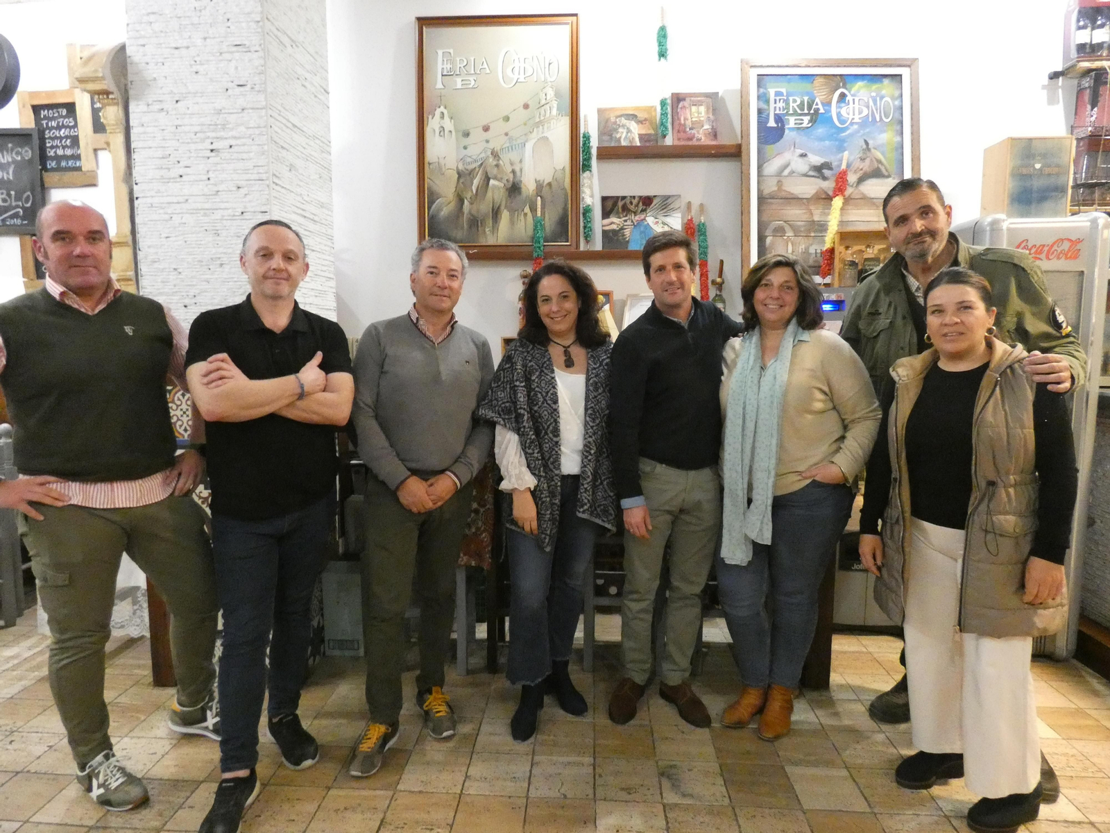 Guillermo García de Longoria junto a la Asociación Huelva Ecuestre.