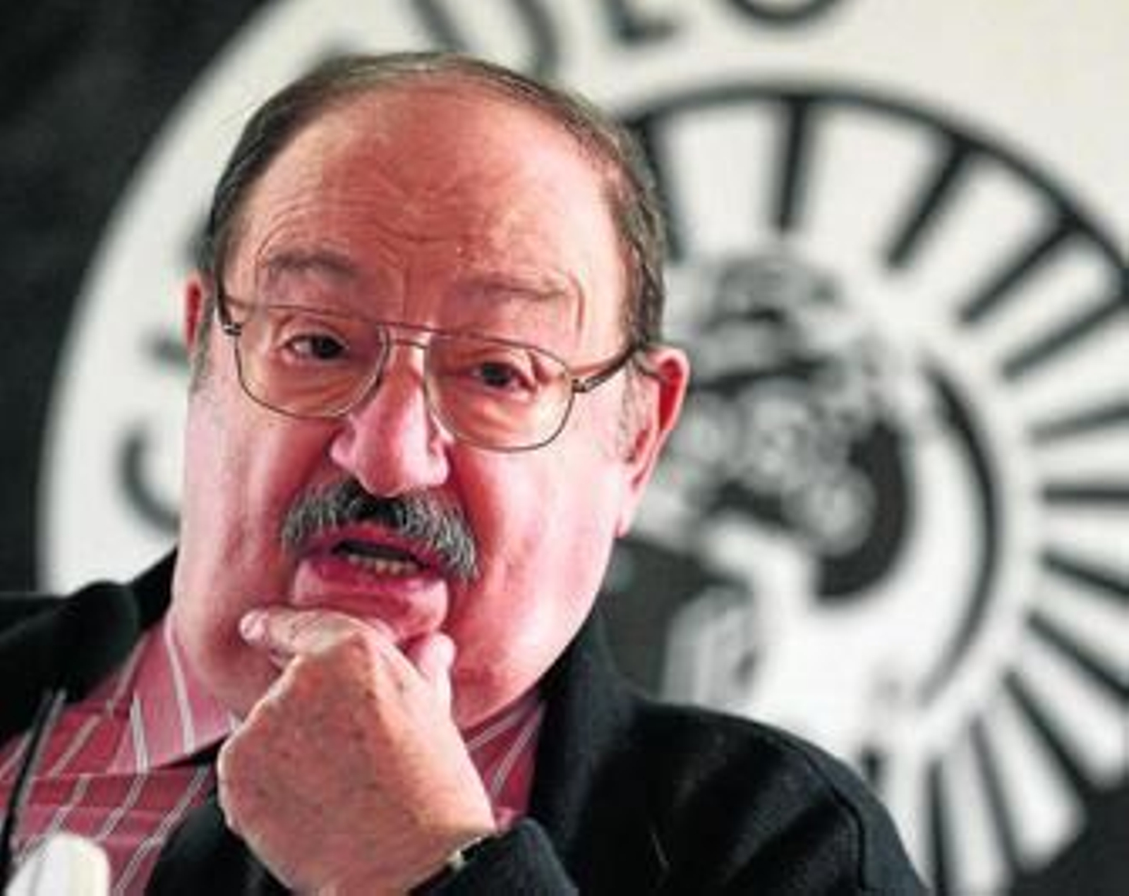 El escritor y semiólogo italiano Umberto Eco, el pasado lunes durante una visita a Madrid.