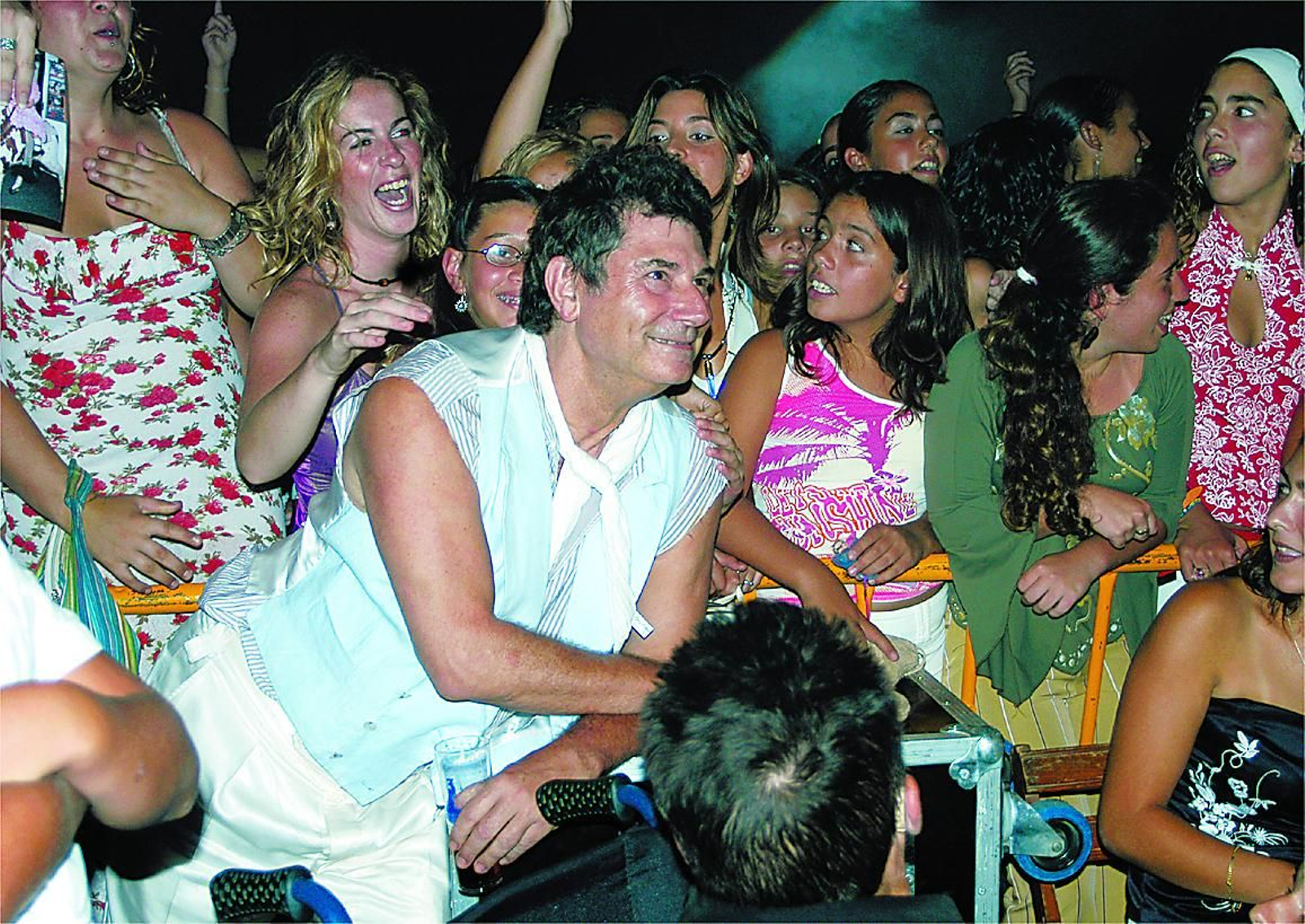 En un concierto de Andy y Lucas en Barbate. En un concierto de Andy y Lucas en Barbate.