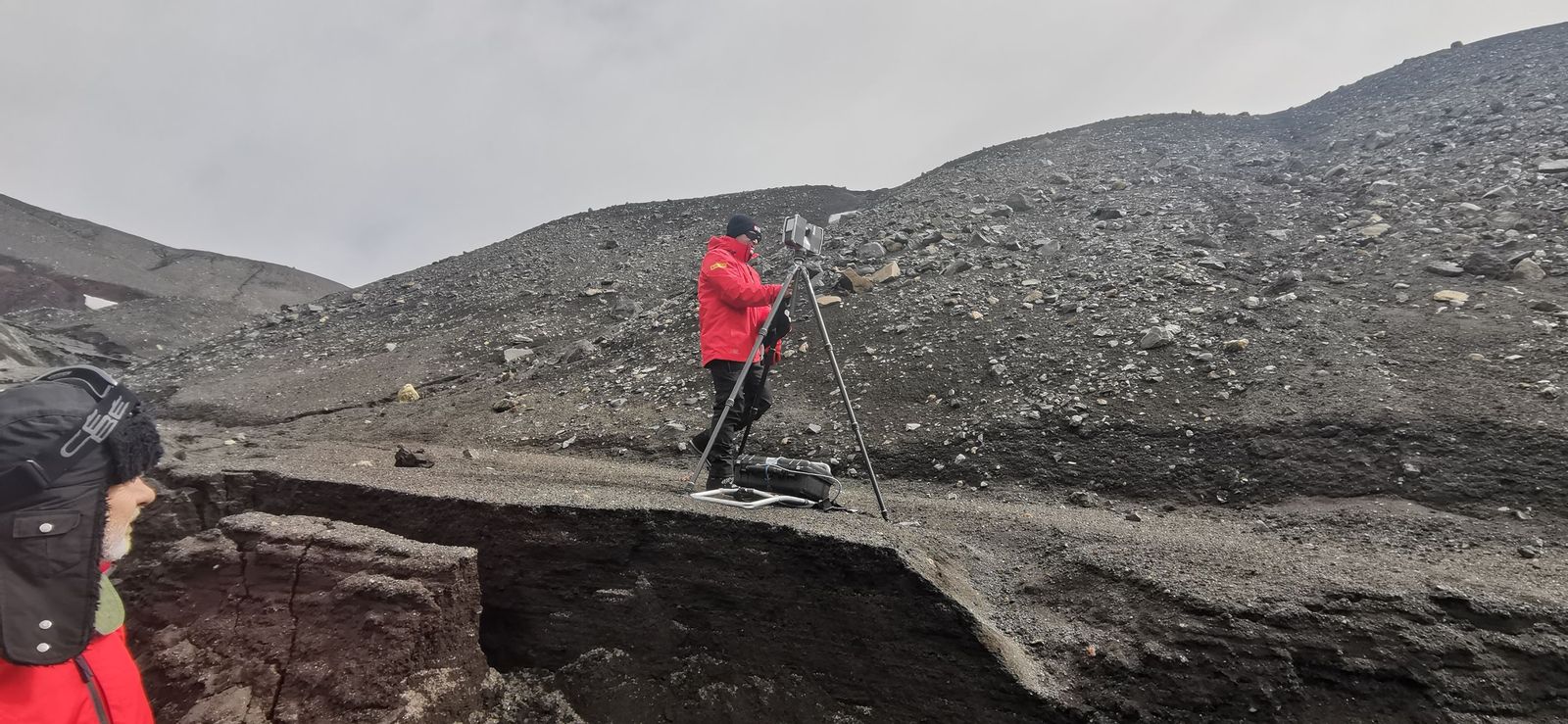 Investigadores de la Universidad de Jaén (UJA) en la Antártida.