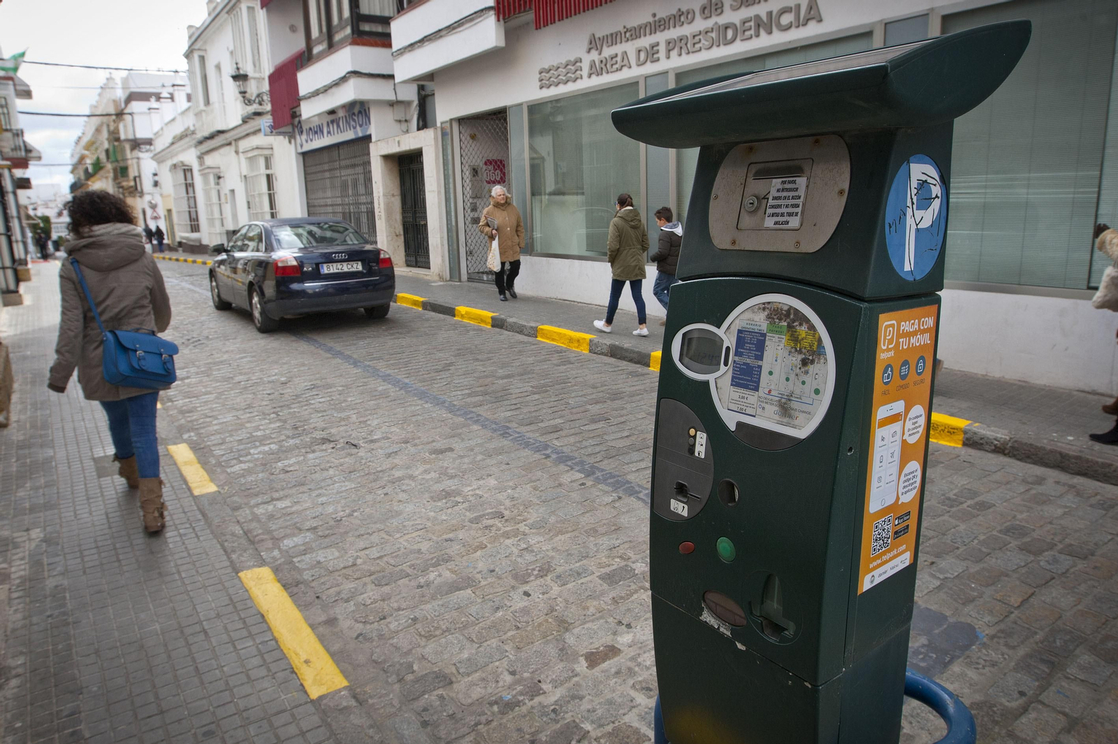 Un parquímetro de la zona azul, en una imagen de archivo.