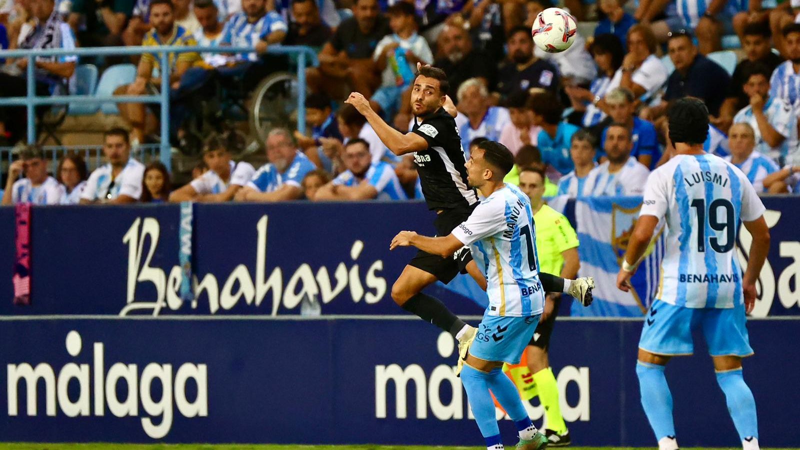 El Málaga CF - Elche, en fotos