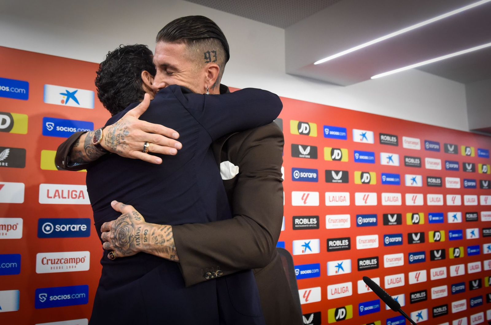 Las imágenes de la despedida de Sergio Ramos del Sevilla