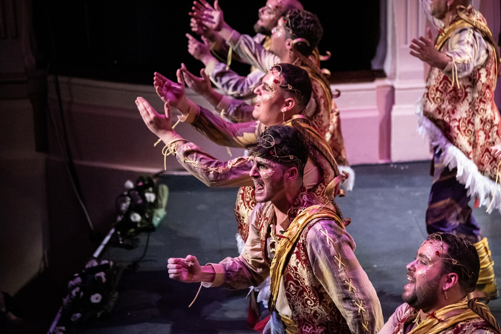 Imágenes de la comparsa El ángel de febrero