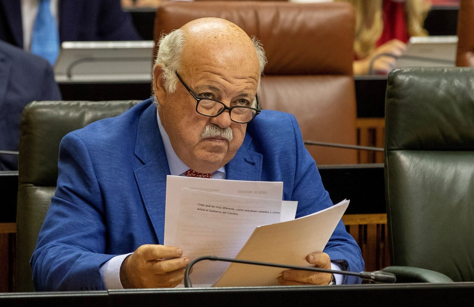 El consejero de Salud, Jesús Aguirre.