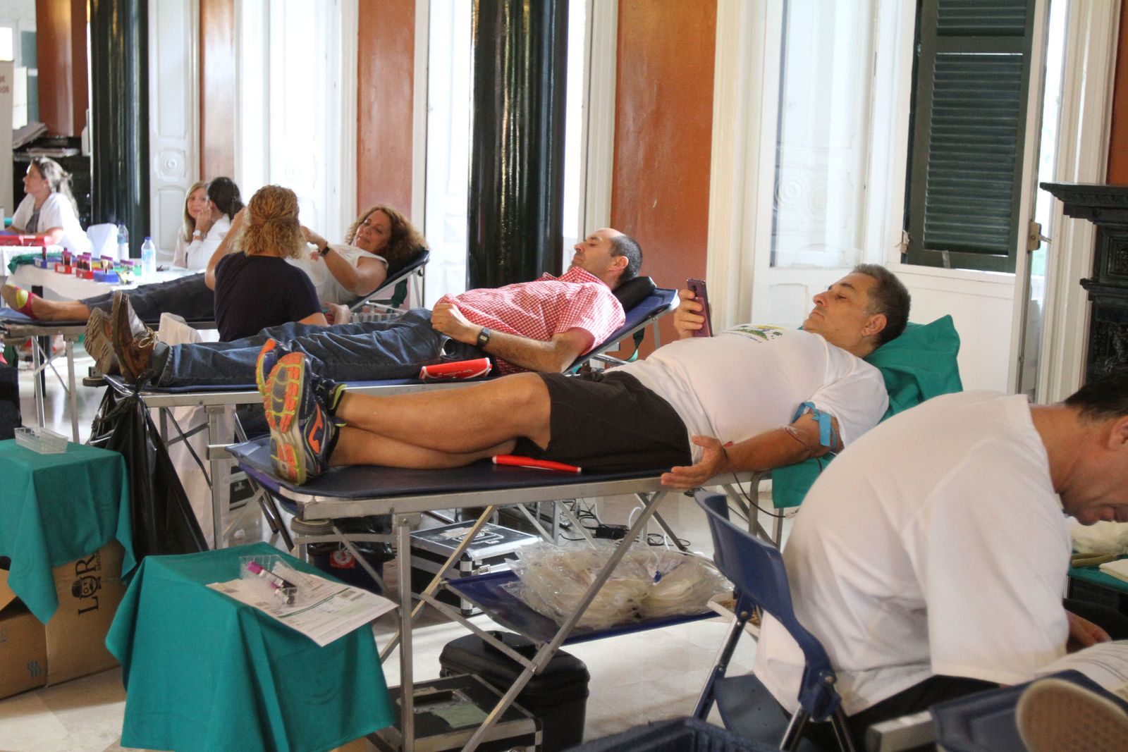 Macrocolecta de sangre en la Casa Colón