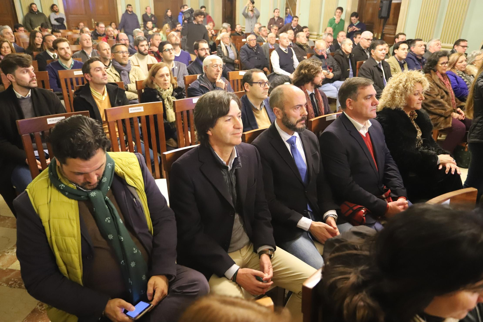 Imágenes de la presentación del cartel de la Semana Santa de Huelva de 2020