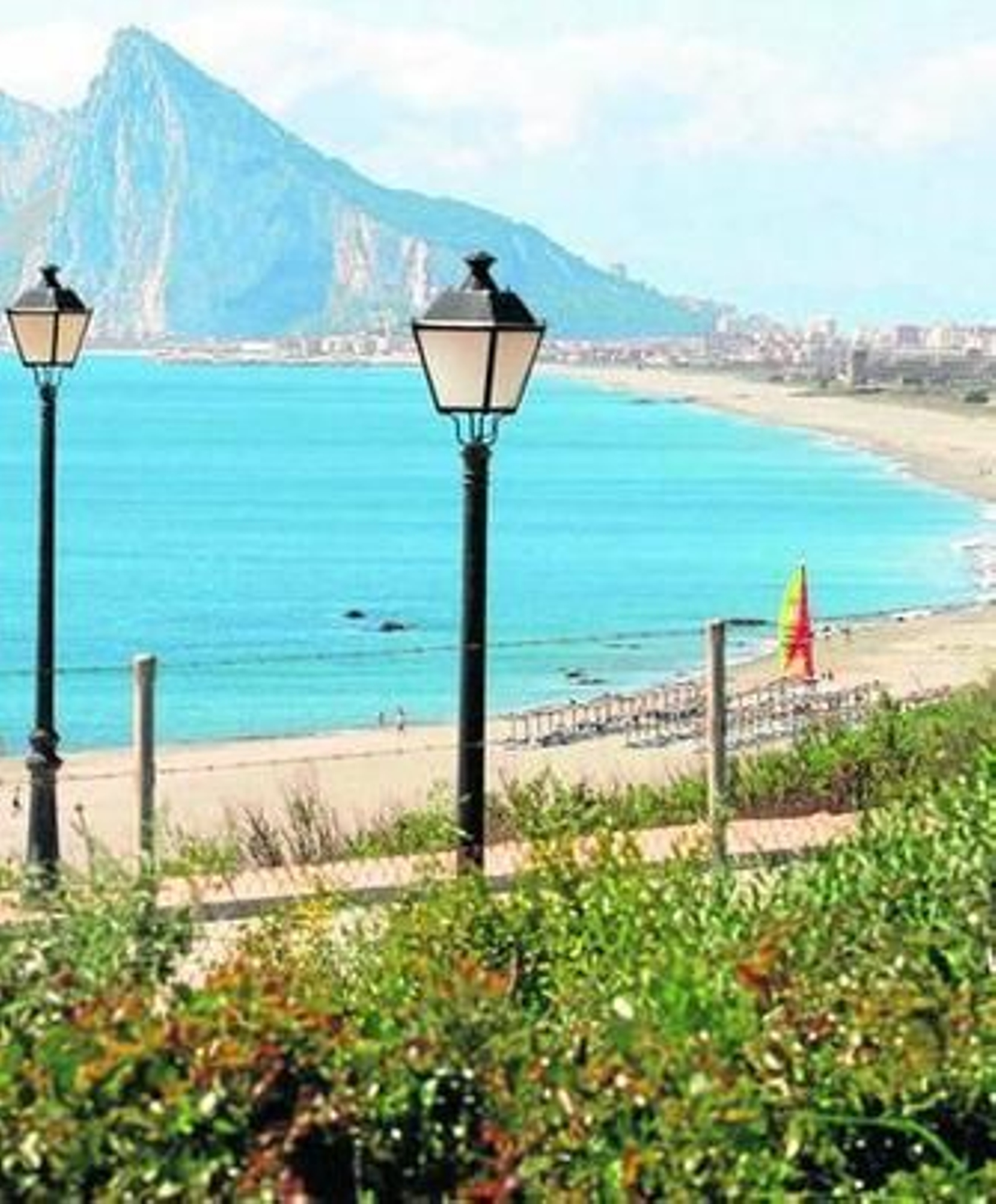 Vista parcial de la playa de La Alcaidesa, en San Roque.
