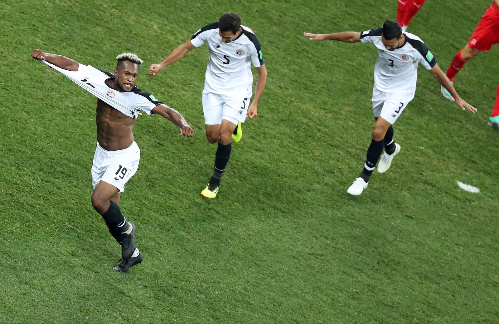 Las imágenes del Suiza-Costa Rica