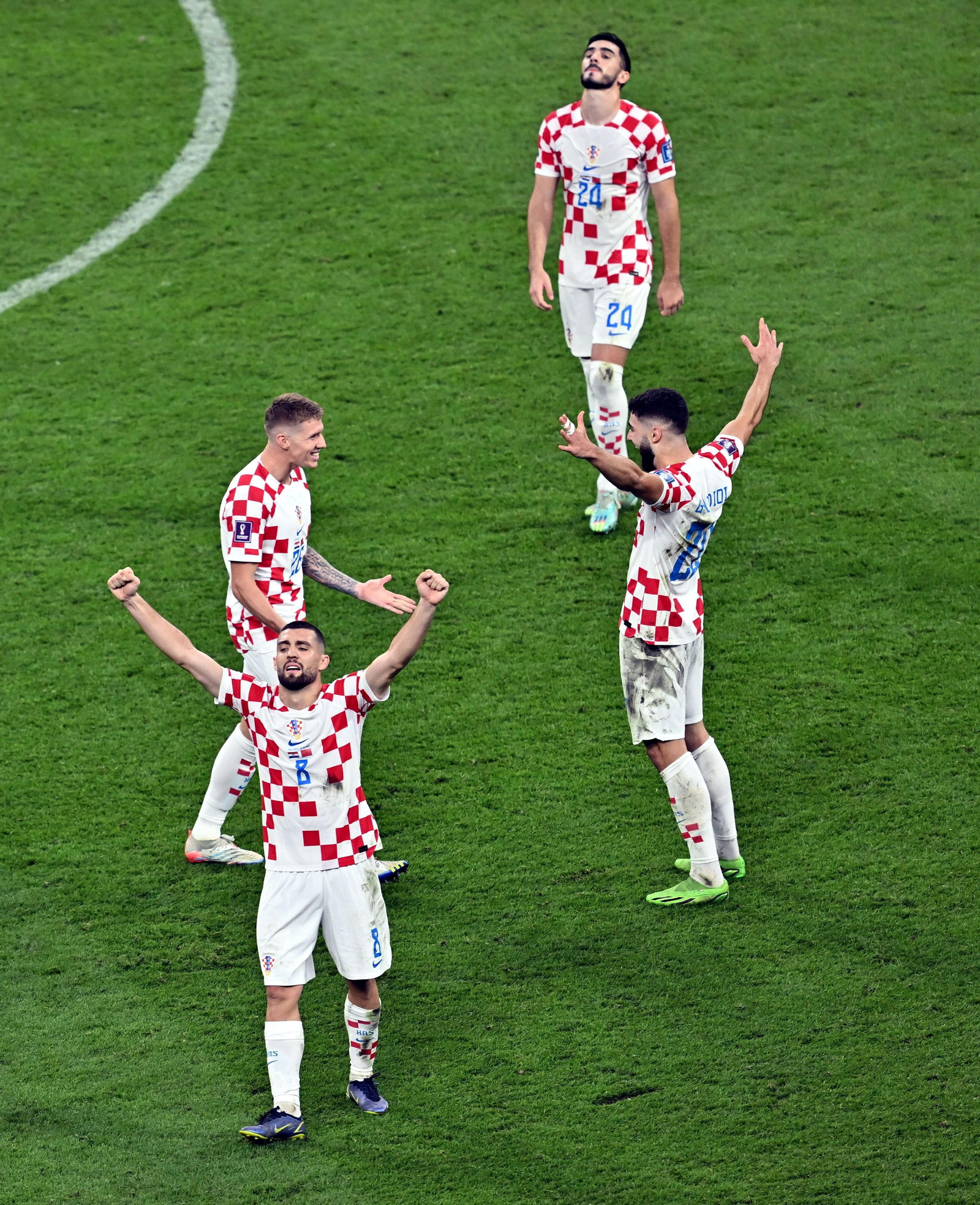 Las fotos del Croacia-Marruecos del Mundial de Qatar