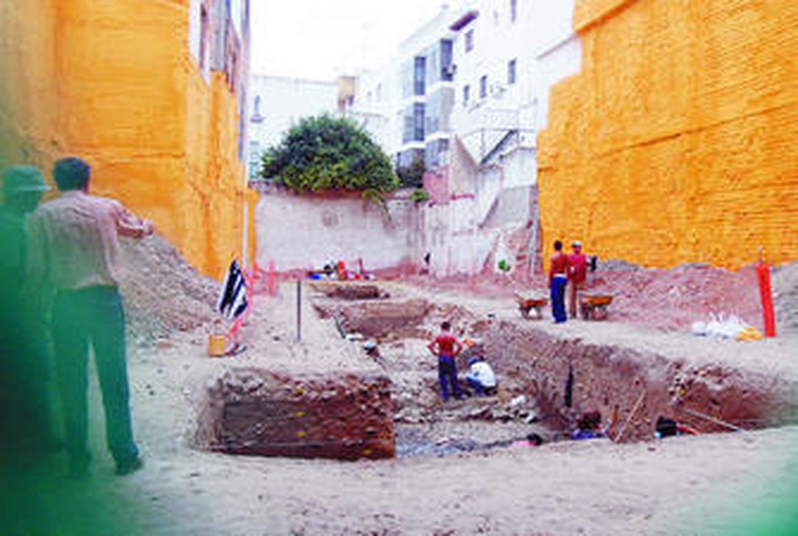 El solar de la calle Concepción ha sido objeto de un amplio estudio arqueológico.