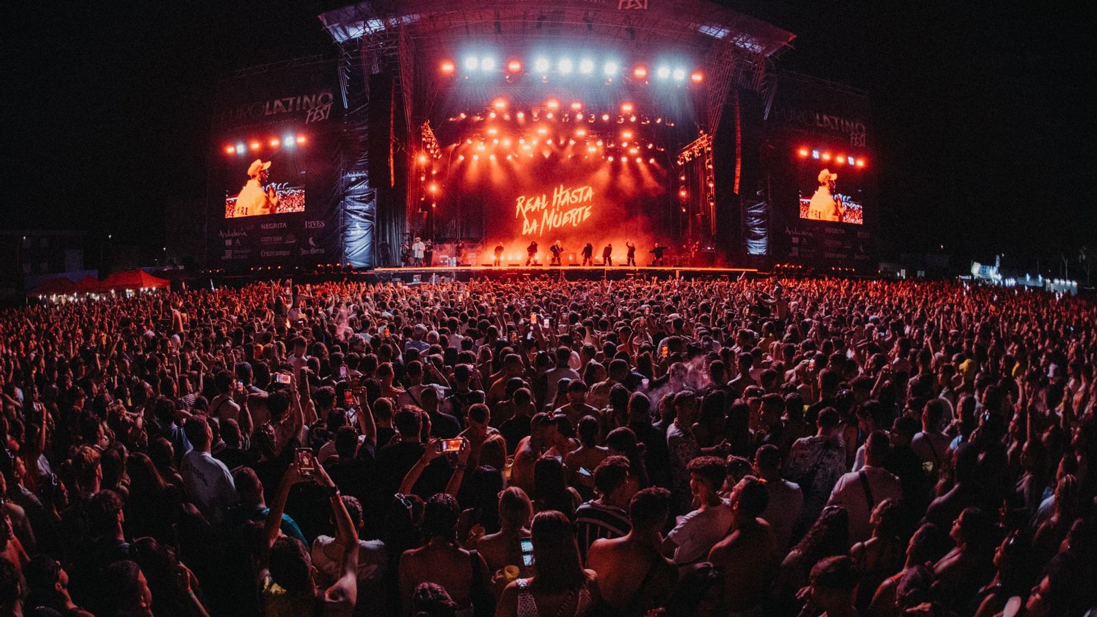 Una vista general del recinto donde se celebra el festival.