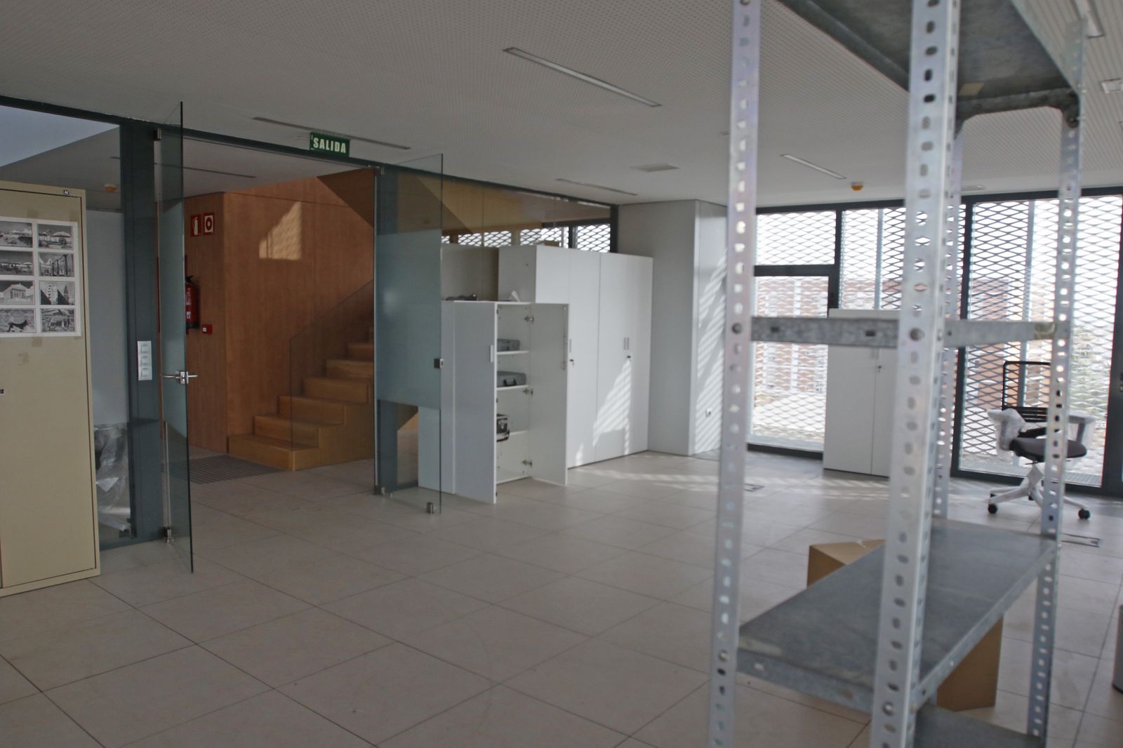 Una de las salas del edificio de la Normal de Magisterio.