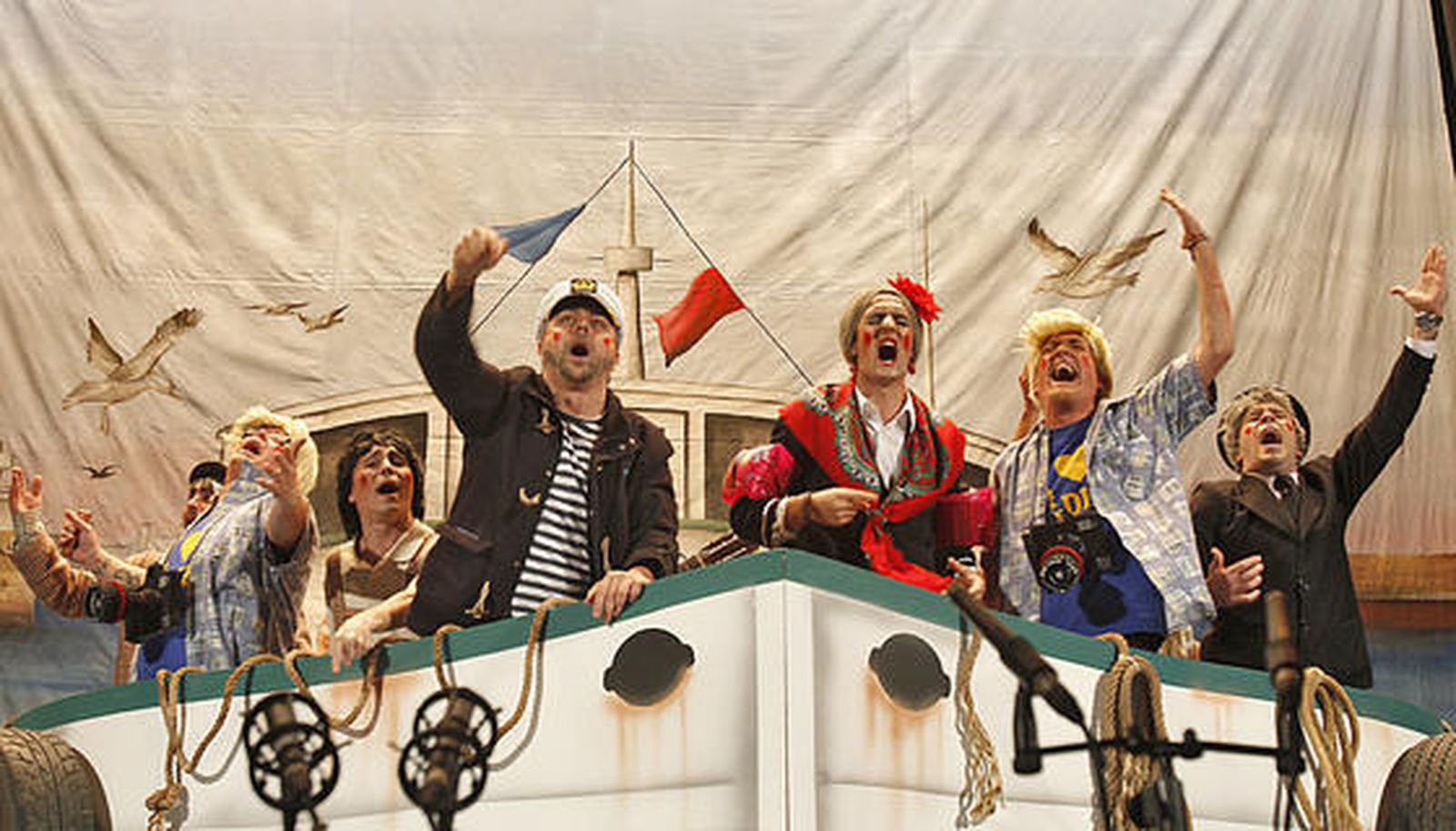 Comparsa Los supervivientes del Vaporcito  Foto: Lourdes de Vicente