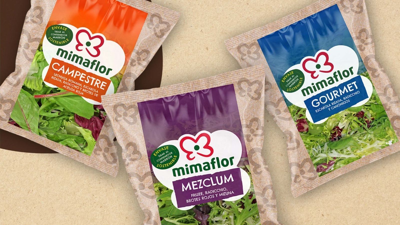 Bolsas compostables en las ensaladas de Primaflor