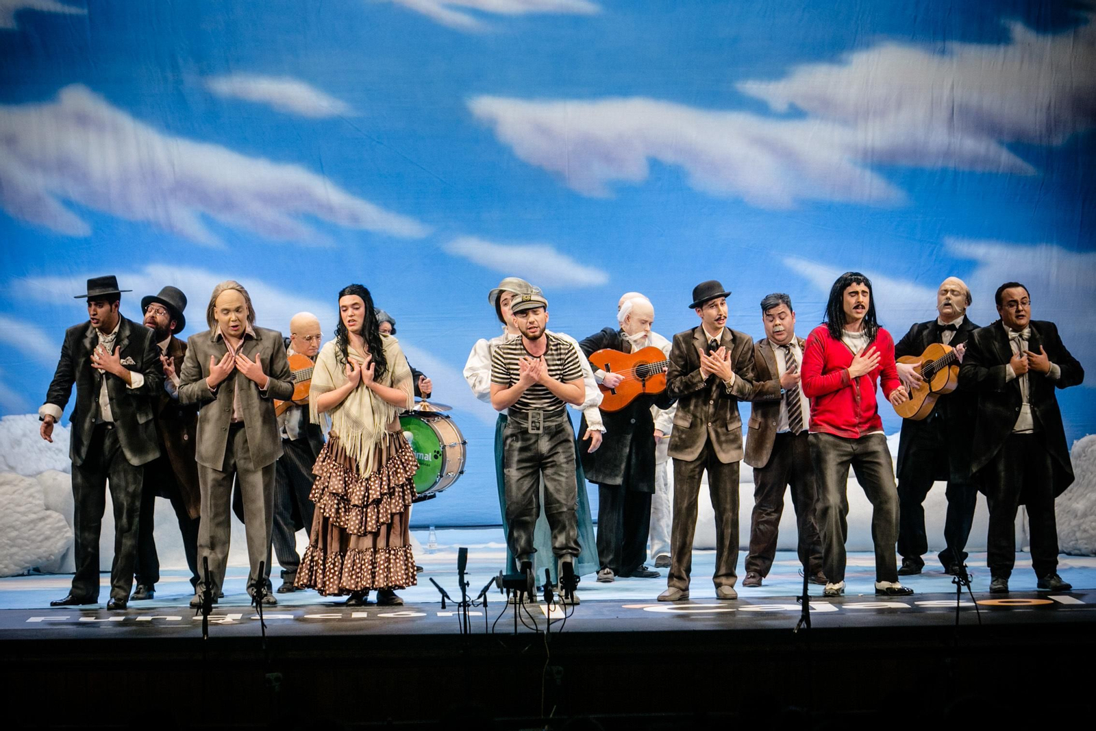 La chirigota "La reunión de media tarde"