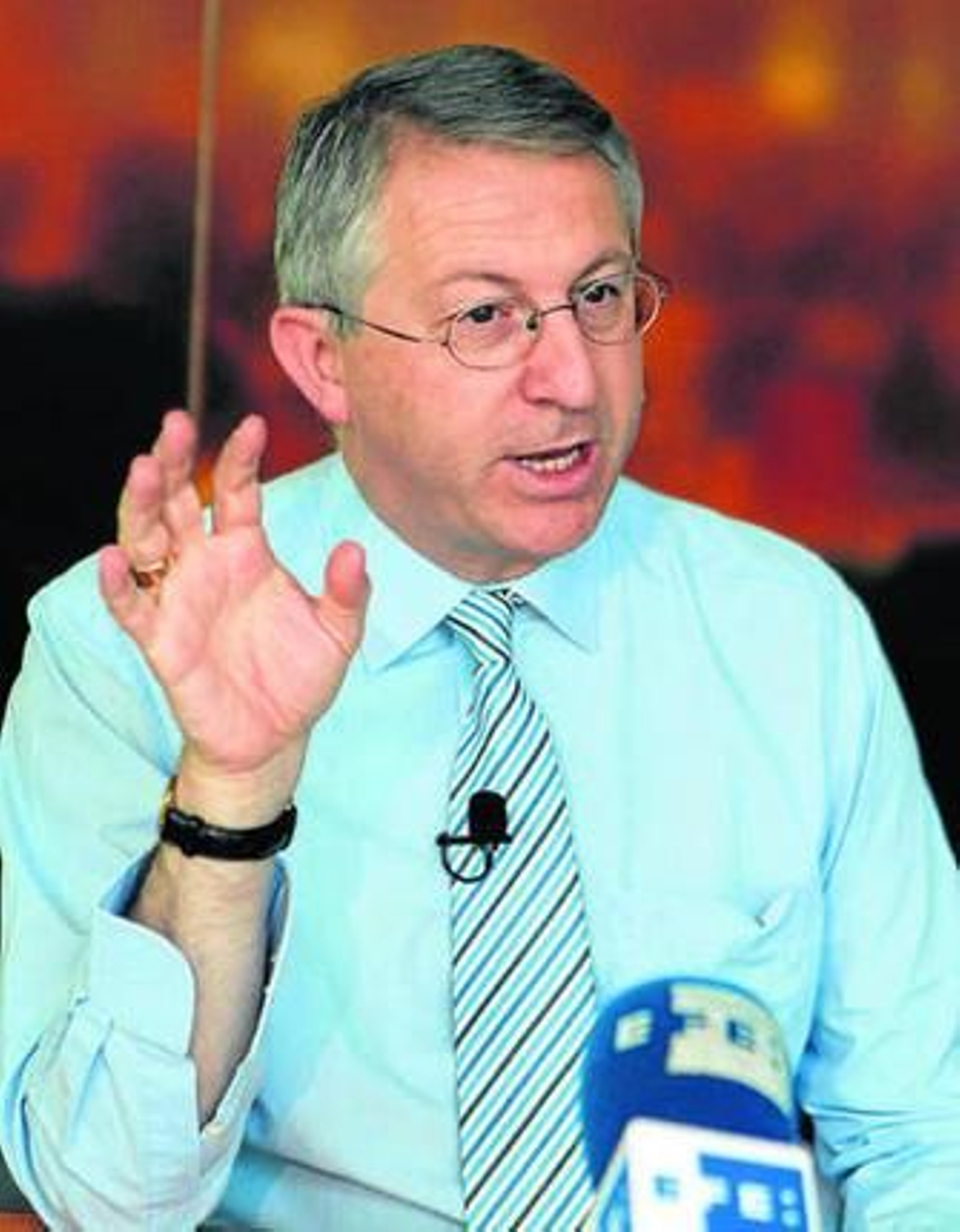 Yago de la Cierva, en un momento de la entrevista.