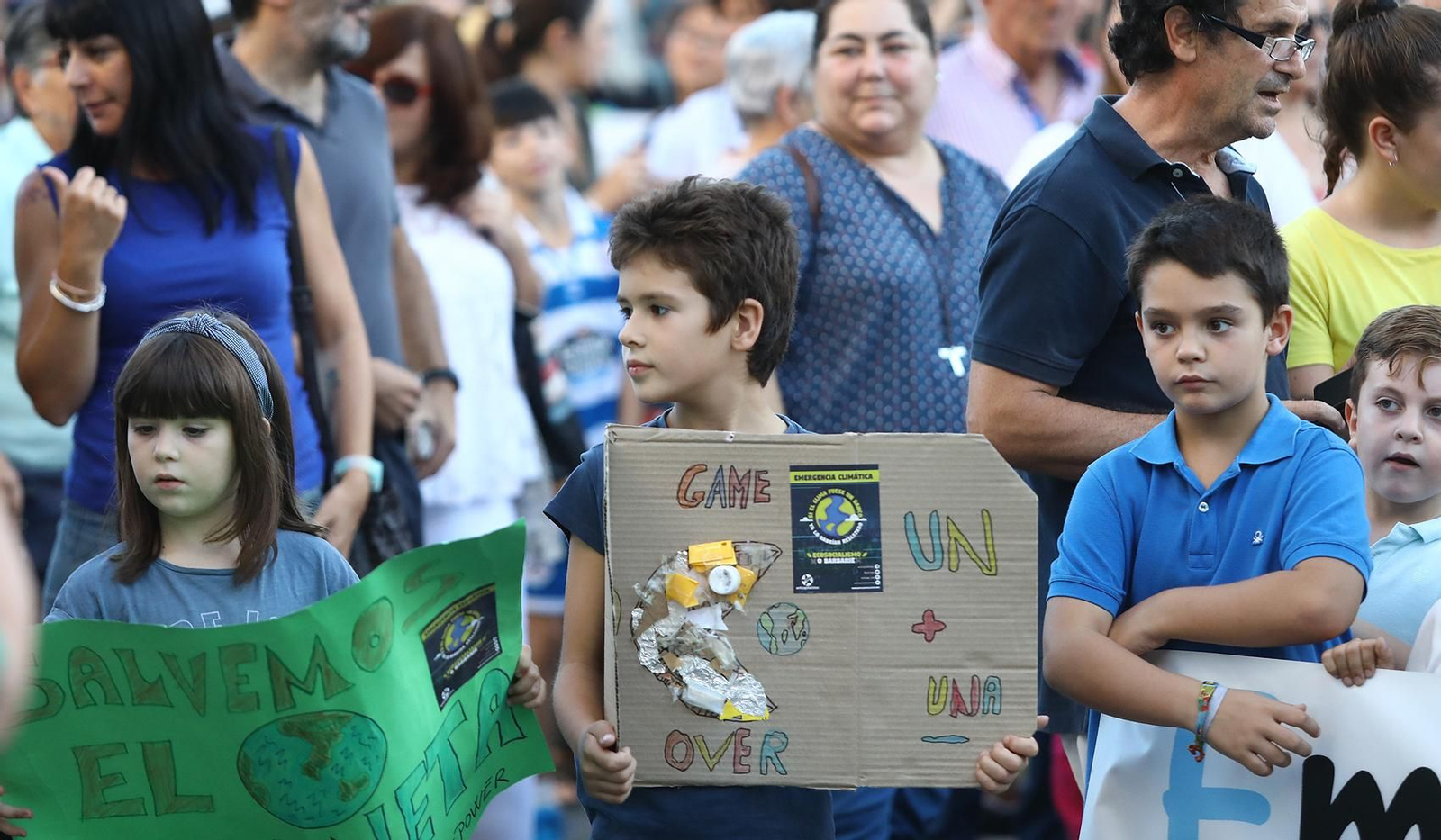 Imágenes de la manifestación por el cambio climático
