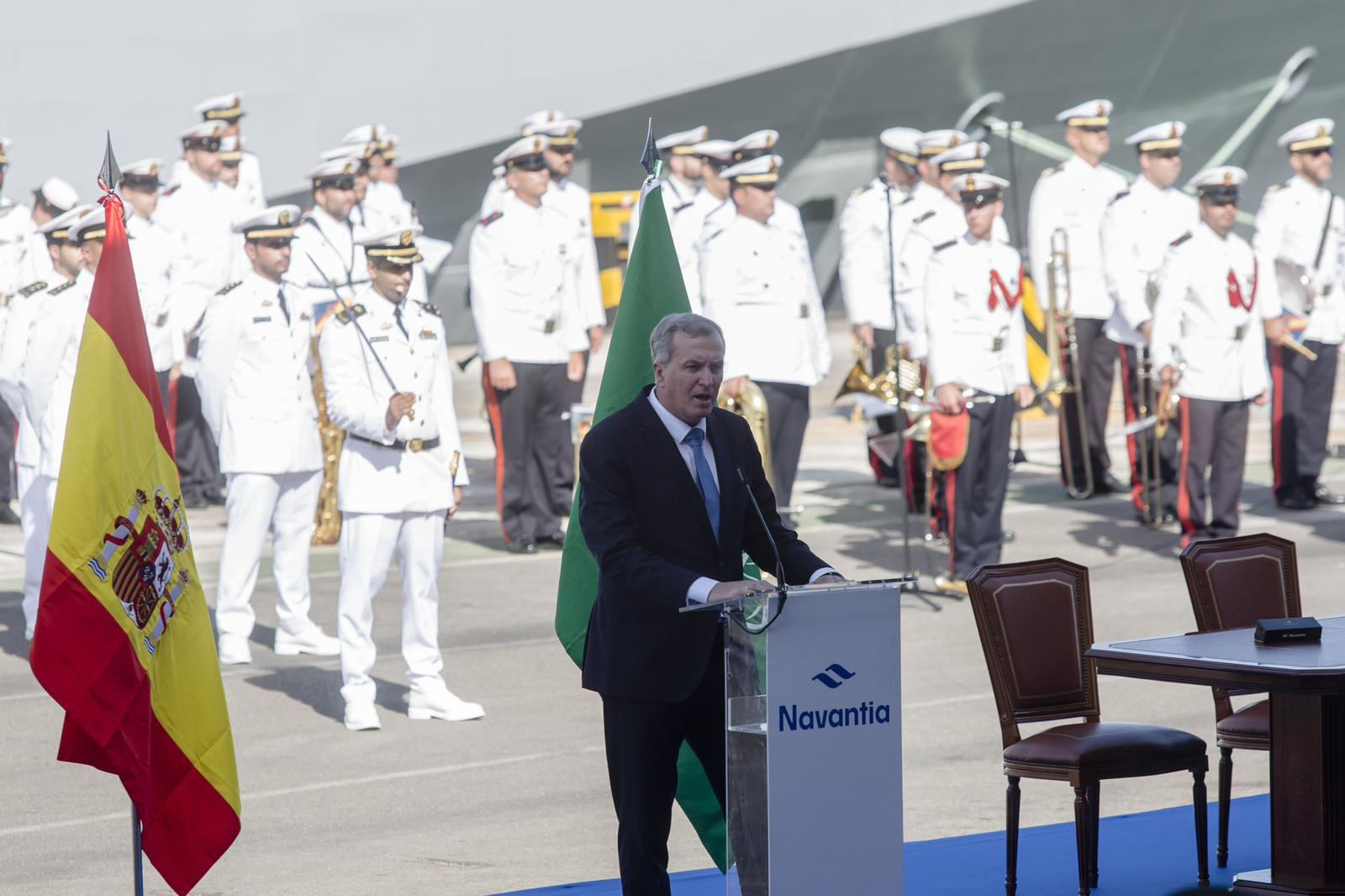 Las imágenes de la entrega a la Real Armada Saudita de la segunda corbeta construida en Navantia - San Fernando Las imágenes de la entrega a la Real Armada Saudita de la segunda corbeta construida en Navantia - San Fernando