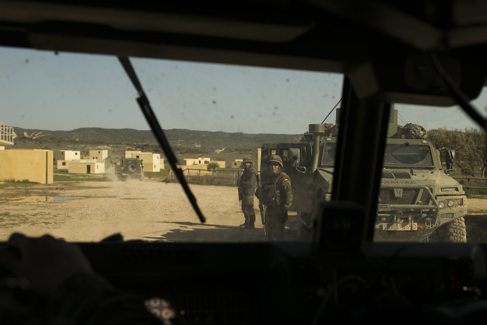 De maniobras con la Legión