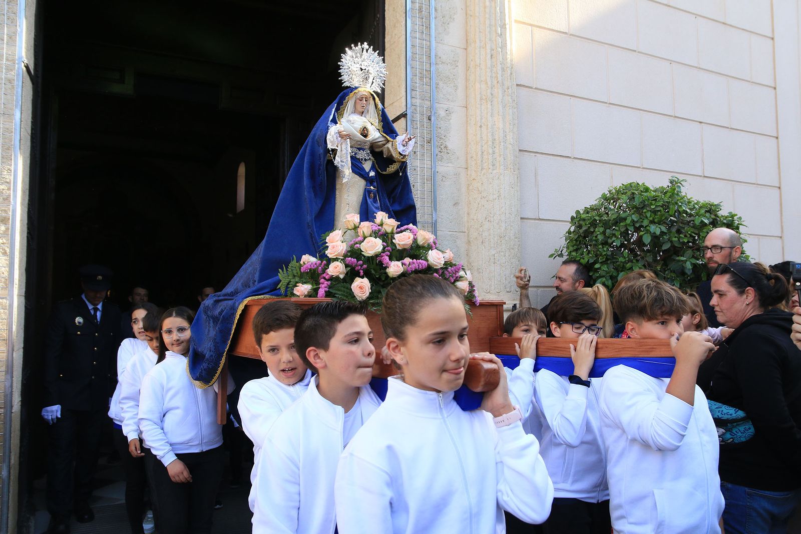 La procesión infantil de La Estrella de Viator