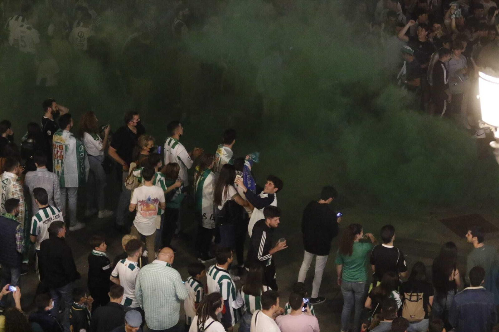 La celebración del ascenso del Córdoba CF en Las Tendillas, en imágenes