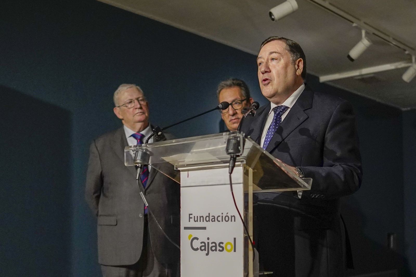La inauguración de la exposición de Cayetano Gonzalez en Fundación Cajasol, todas las fotos