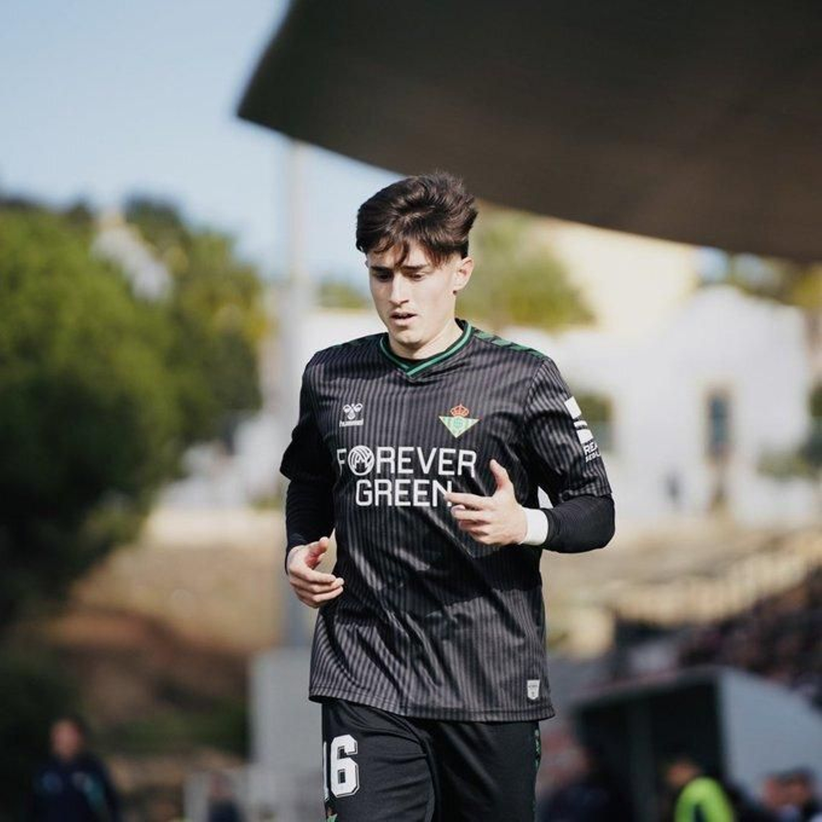 Sorroche, en un momento del partido.