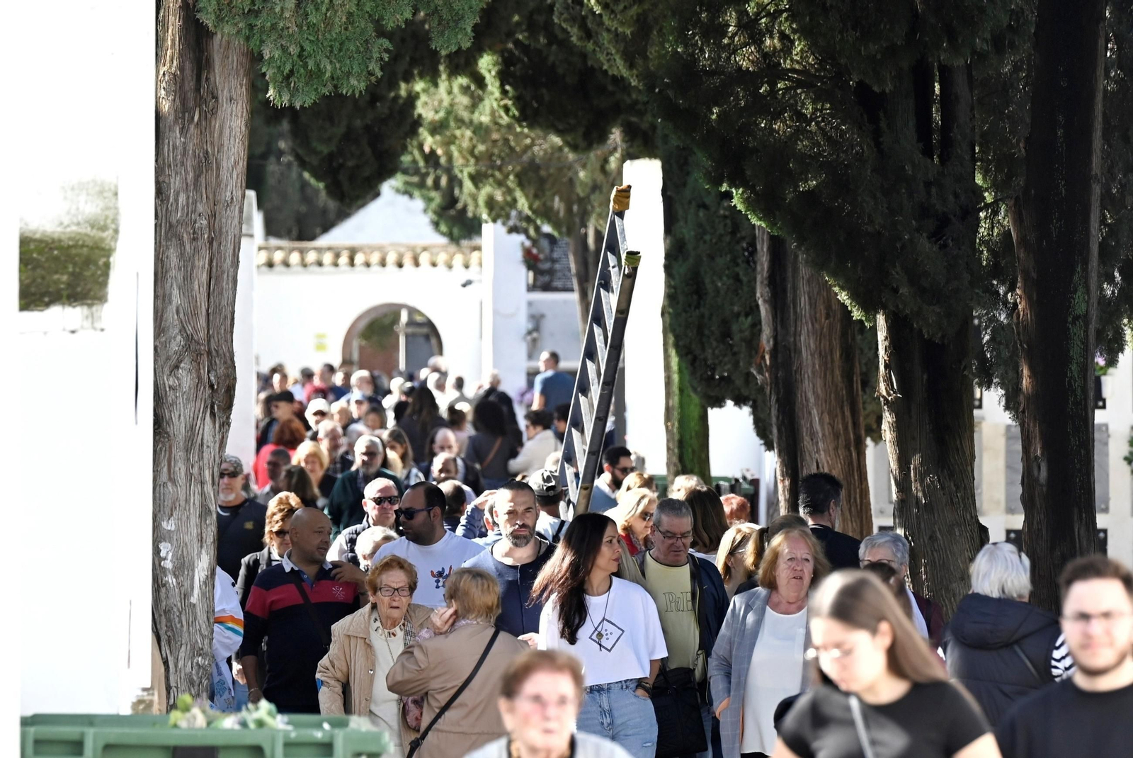 Las imágenes del día de Todos los Santos en los cementerios de Córdoba