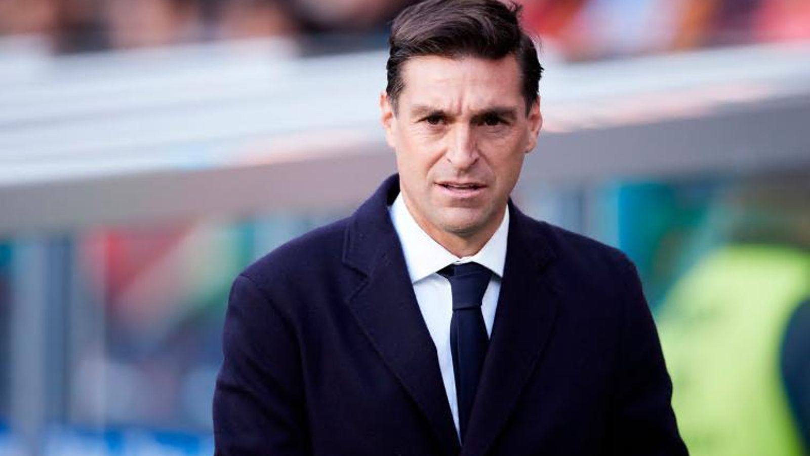 Diego Alonso, durante el partido en el Reale Arena.